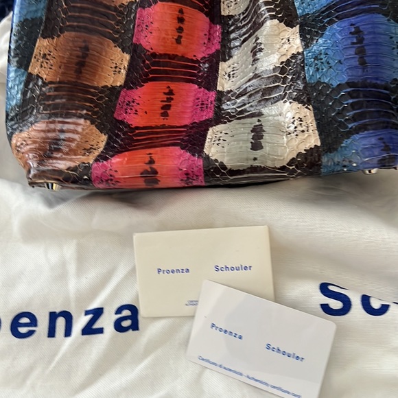 Proenza Schouler 100% Python Skin Bucket Bag - Picture 9 of 9